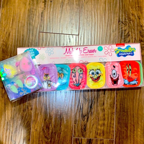 Makeup Eraser Spongebob Squarepants Juno Co Set Poshmark Spongebob Squarepants Juno Co Makeup